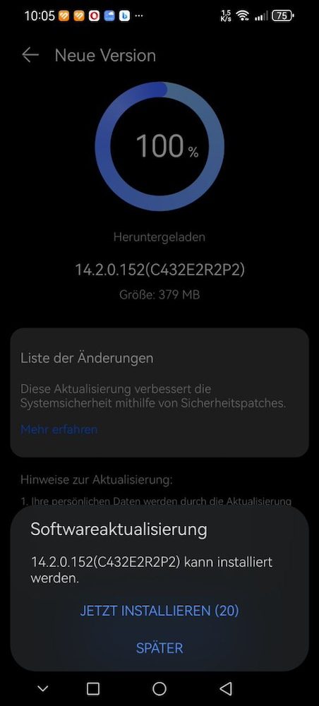 HUAWEI P60 Pro bekommt Oktober '24 Update 3