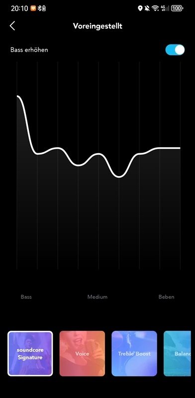 Soundcore Boom 2 screenshots Equalizer